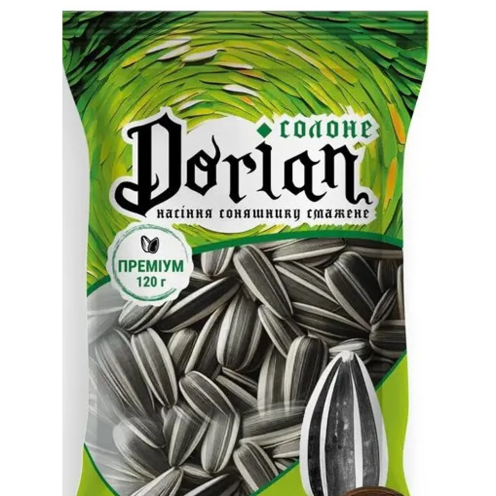 Насіння соняшника Dorian Преміум солоне 120гр  арт. 09808 