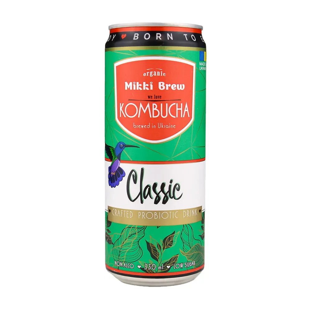 Напій сл.газ. Mikki Brew Kombucha Classic 0,33  арт. 09843 