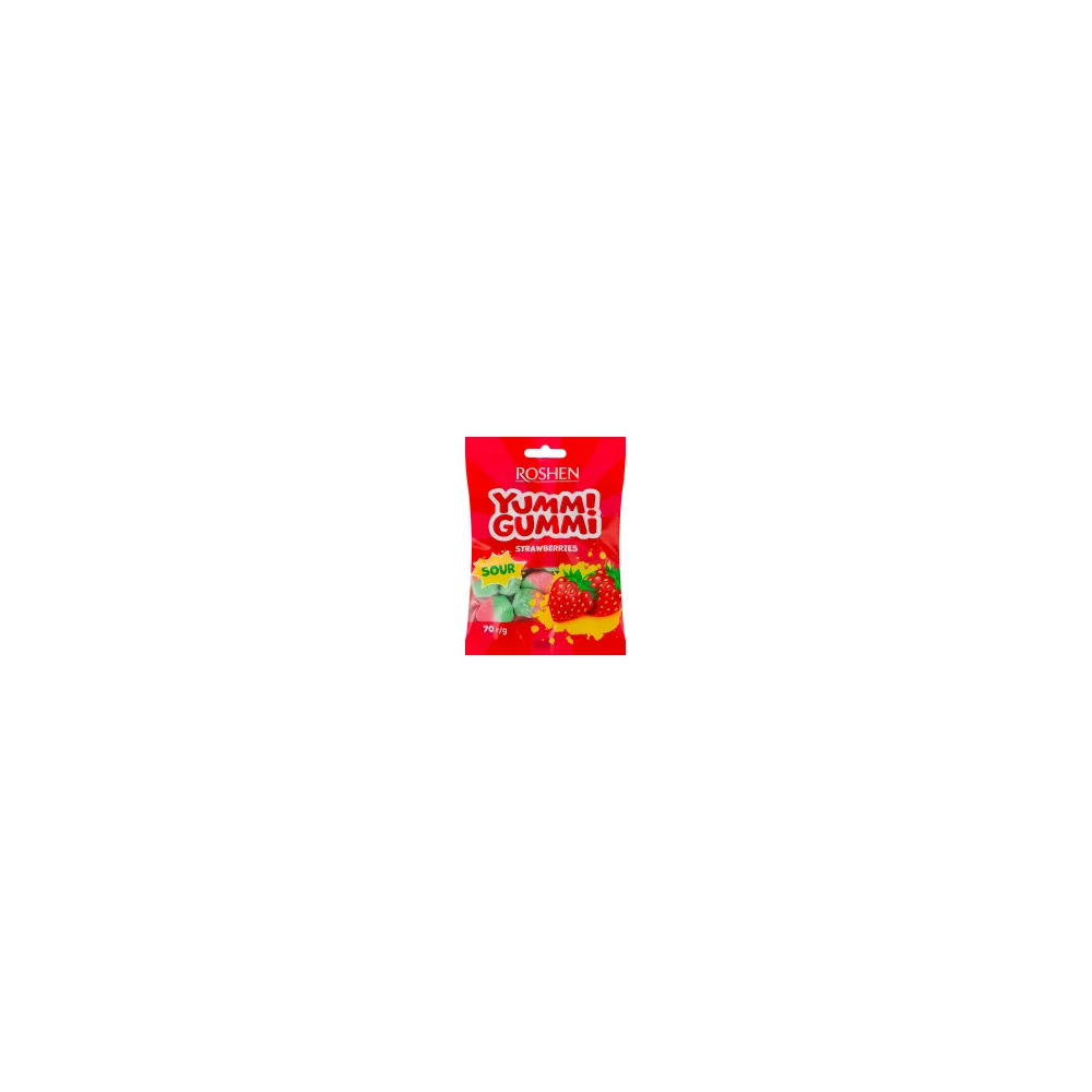 Желейна цукерка Yummi Gummi Strawberries 70гр  арт. 07785 