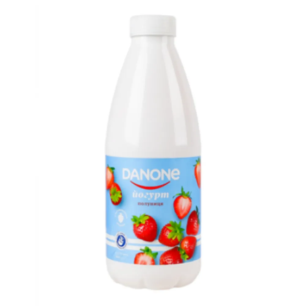 Йогурт Danone Полуниця 800мл  арт. 02177 