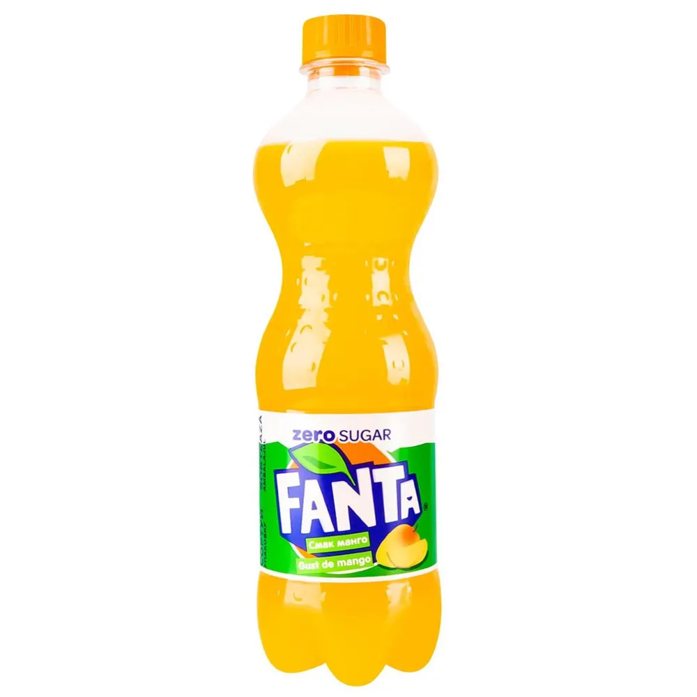 Напій газований Fanta манго 0.5л  арт. 04155 