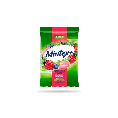 Карамель Roshen Мінтех+ ягоди-ментол 140гр  арт. 07138