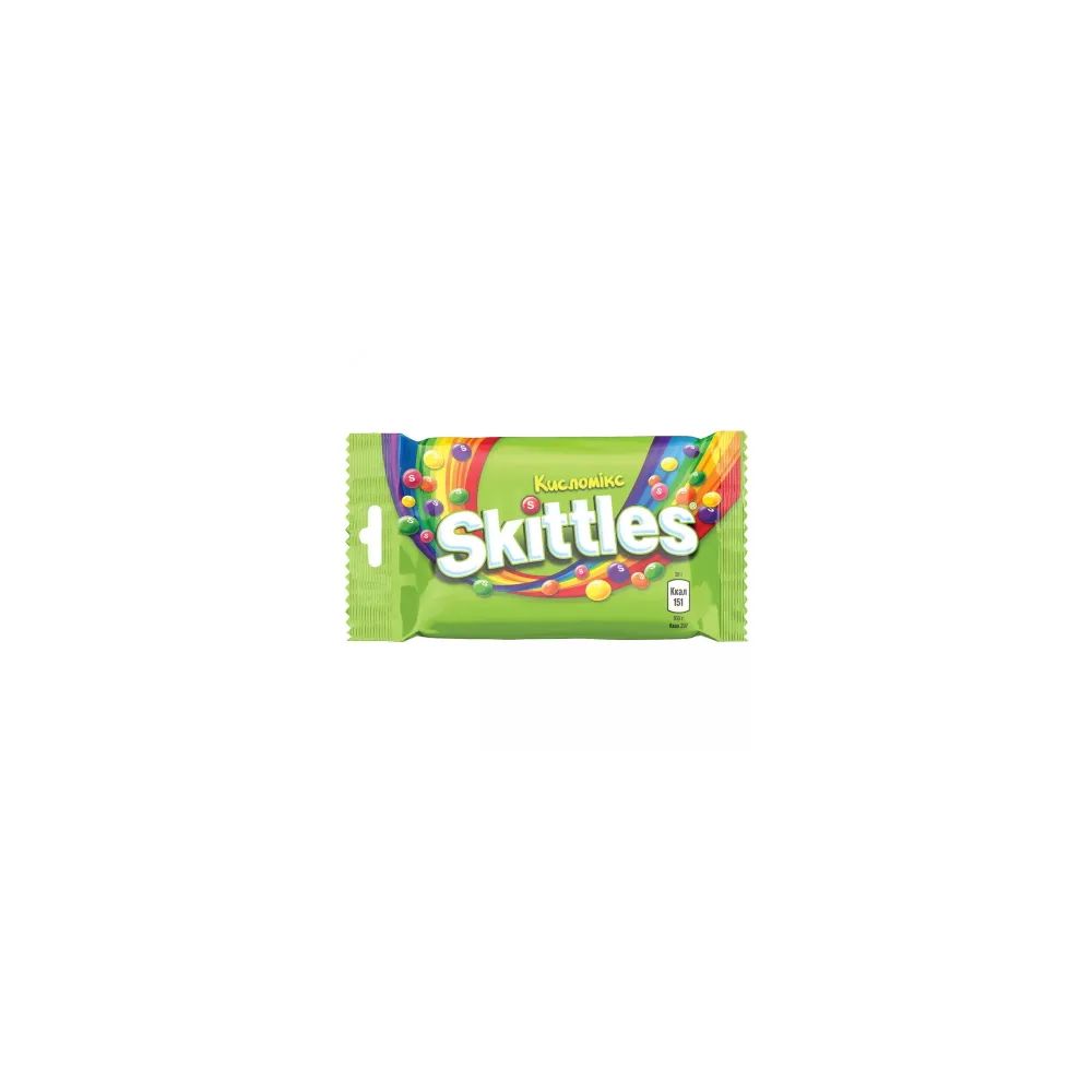 Драже Skittles Кисломікс 38гр  арт. 01314 