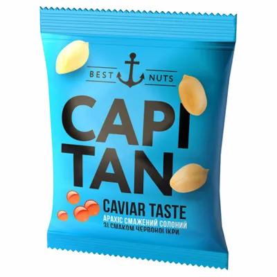 Арахіс Capitan Черв.ікра 30гр  арт. 03717