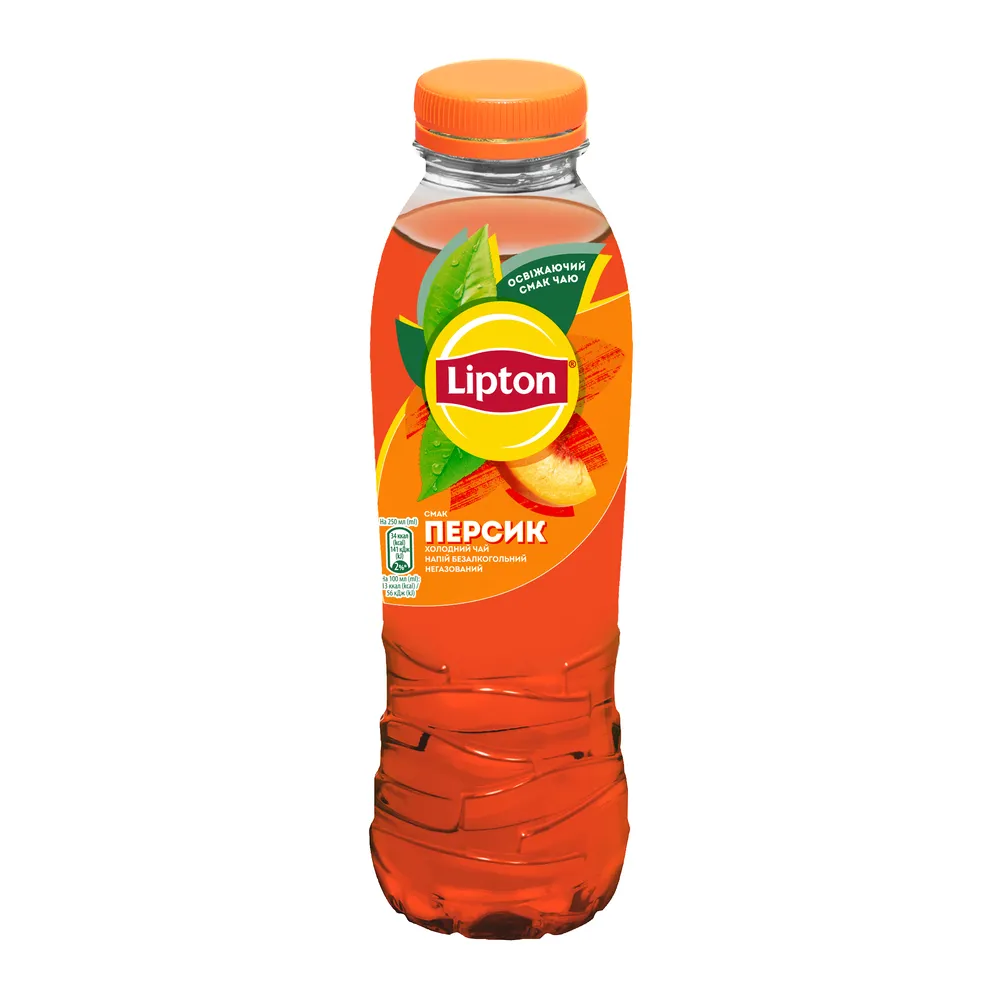 Холодний чай Lipton Чорний, персик 0.5л  арт. 07063 