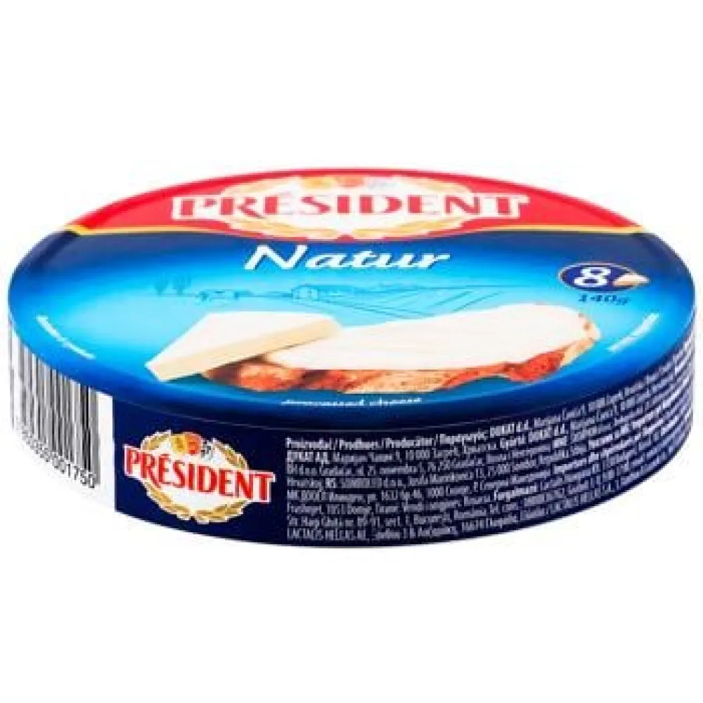 Сир плав. President Natur 140гр  арт. 10306 
