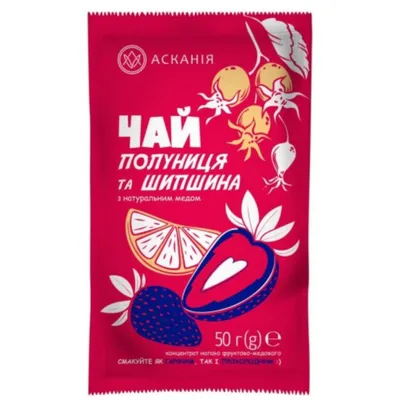 Чай Асканія сашет конц. полун/шипш. 50гр  арт. 07255