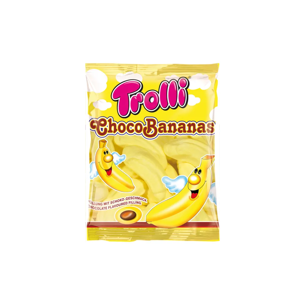 Зефір Trolli Choco Bananas з шок.нач. 150гр  арт. 02821 