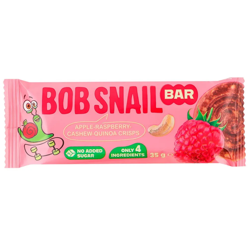 Батончик Bob Snail ябл-мал-кеш-кріспи кіноа 35гр  арт. 10279 