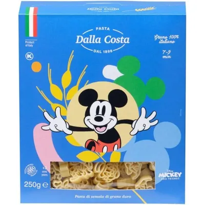 Макарони Dalla Costa Disney Mickey Mouse 250гр  арт. 09435