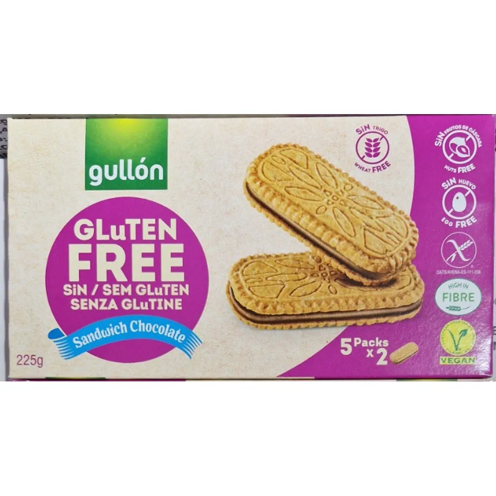 Печиво Gullon Sandwich Chocolate 225гр  арт. 08179 