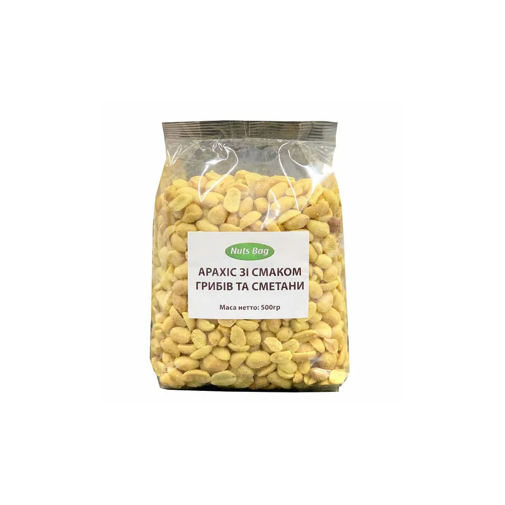 Арахіс Nut Bag Гриби/смет 500гр  арт. 02974 