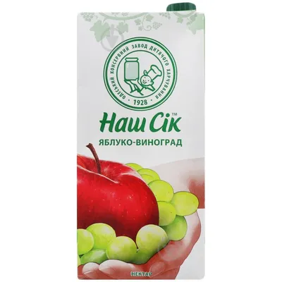 Сік Наш Сік ябл-виногр 1,93л  арт. 02107