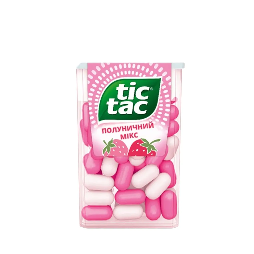 Драже Tic Tac Strawberry 9.7гр  арт. 09220 