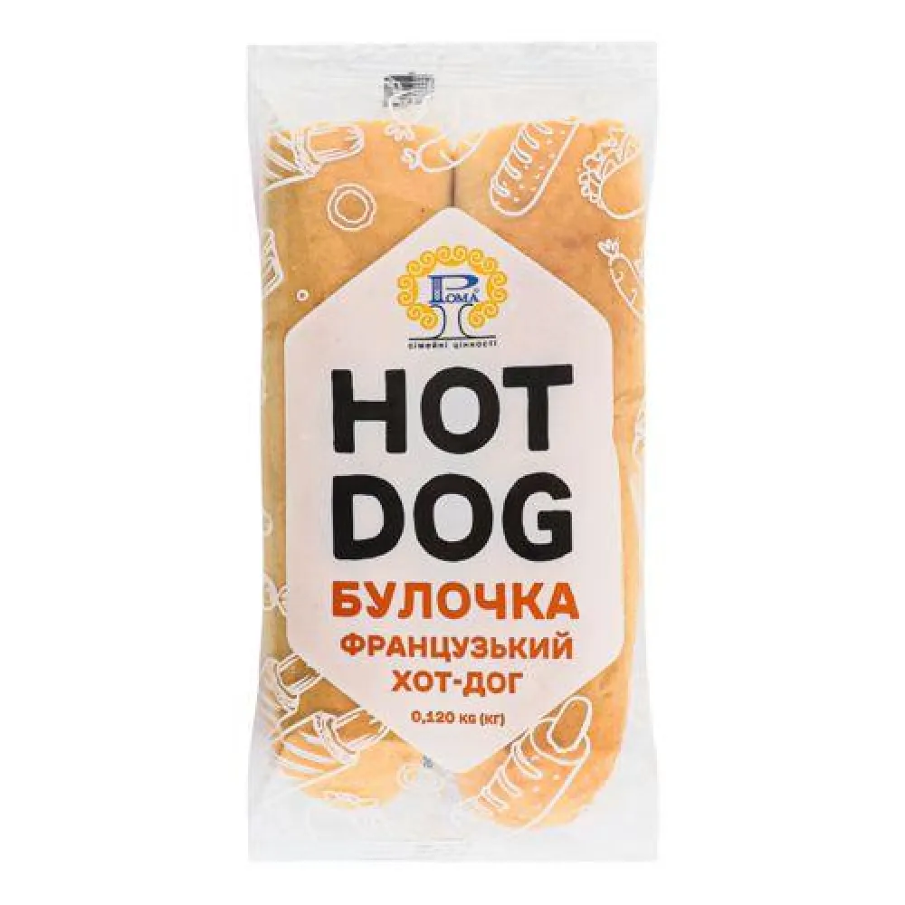Булочка Для Хот-догу Рома Французс. 120гр  арт. 00977 
