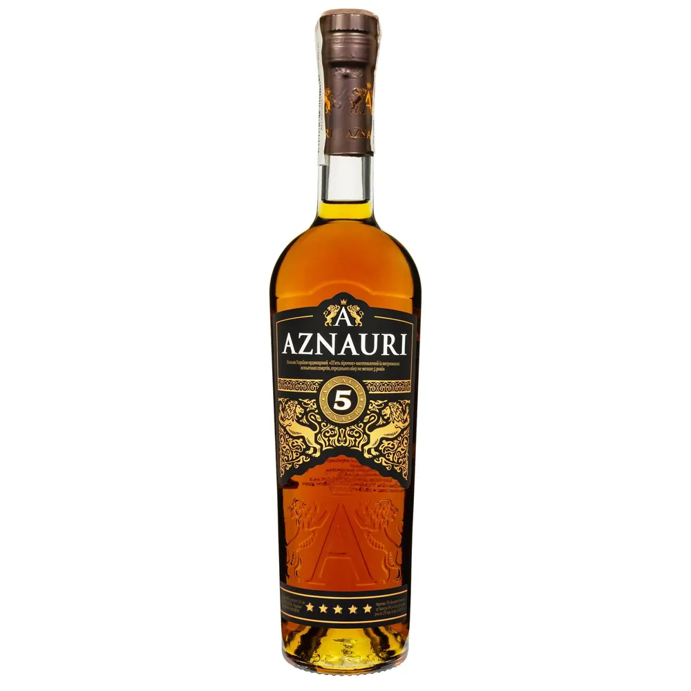 Коньяк Aznauri 5* 0.5л  арт. 00166 