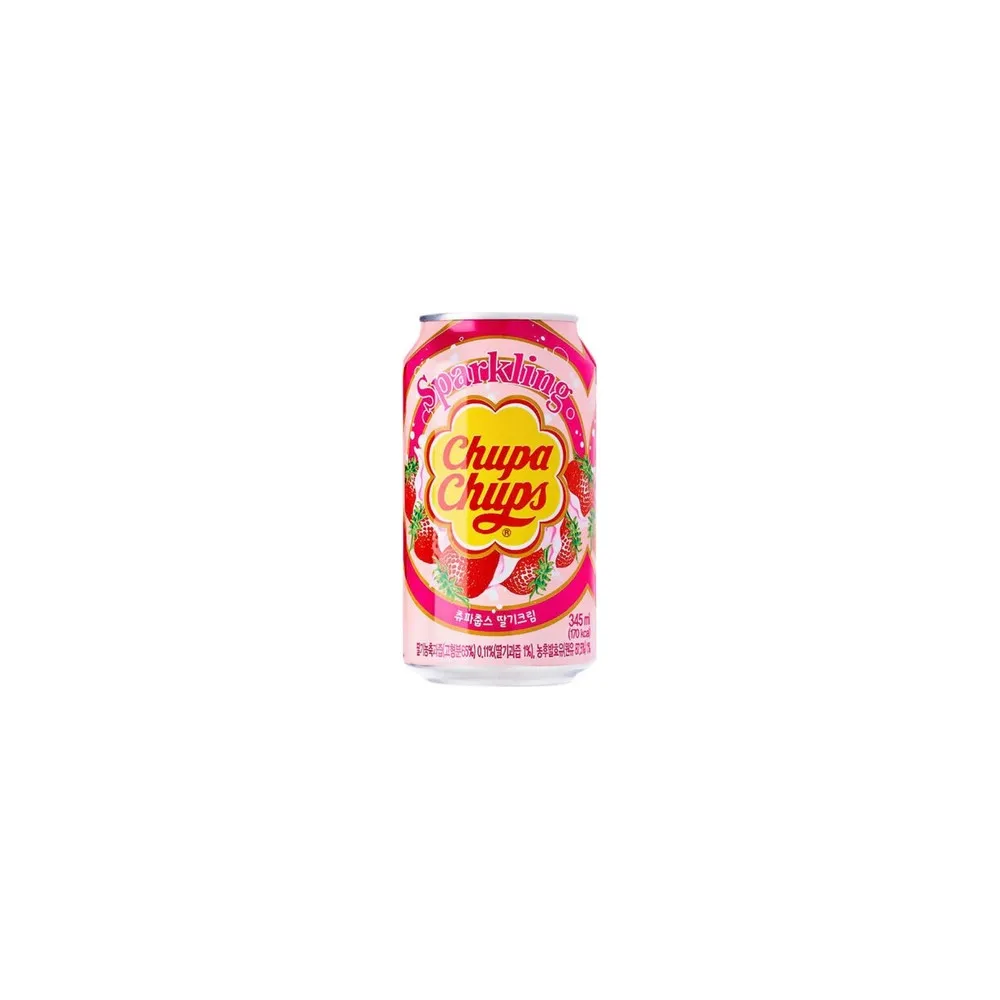 Напій газований Chupa Chups strawberry 345мл  арт. 08449 