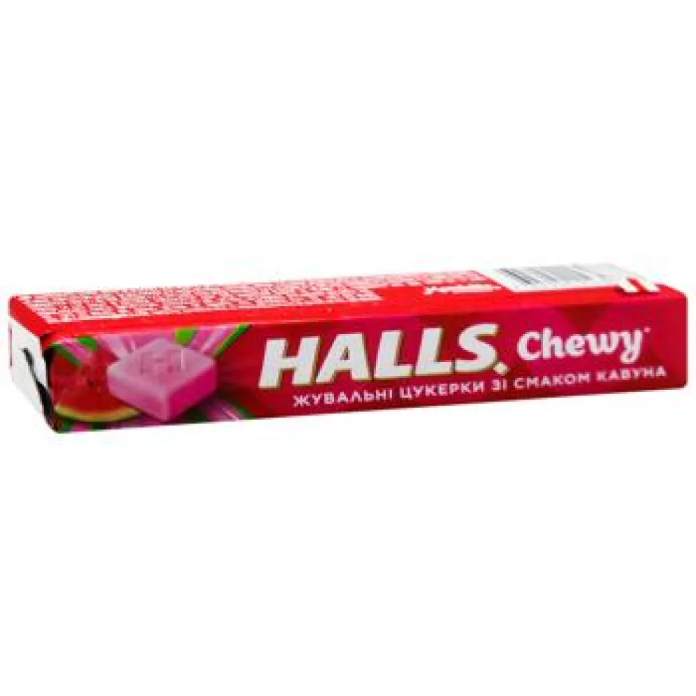 Цукерка Halls Жув.кавун 47гр  арт. 09082 