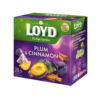 Чай Loyd слива та кор. 20пір  арт. 01667