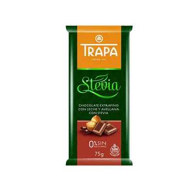 Шоколад Trapa Stevia Фундук 0% 75гр  арт. 07934