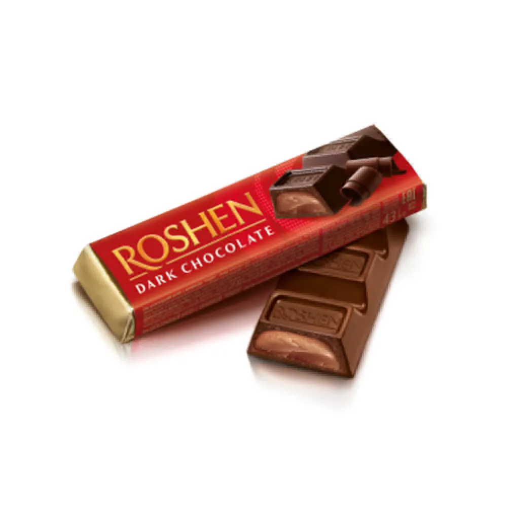 Батончик Roshen з шоколадно-помадною нач. 43гр  арт. 03893 