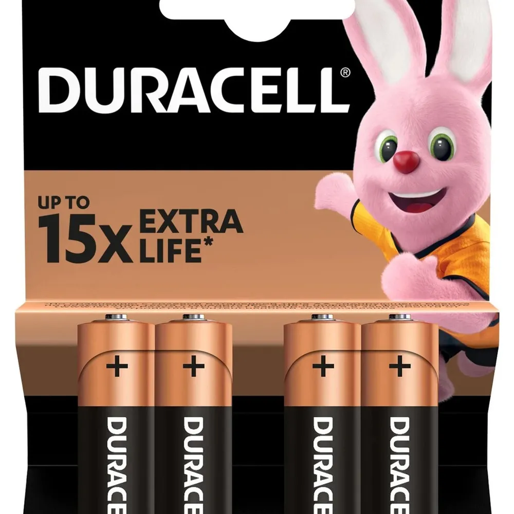 Батарейка Duracell АА LR6 4шт  арт. 05240 