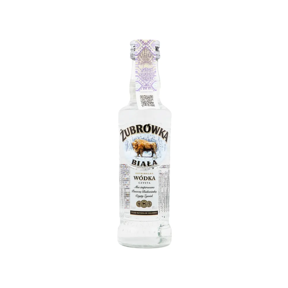Горілка Zubrowka Biala 0.2л  арт. 05746 