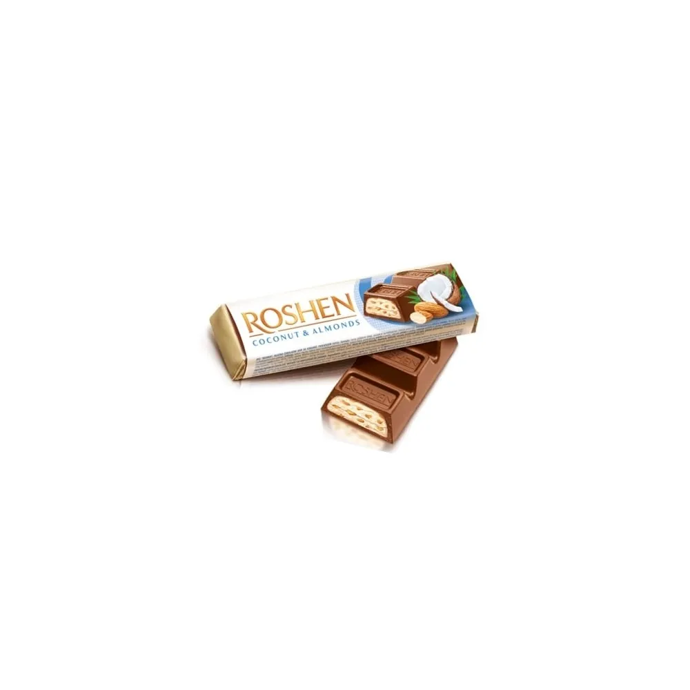 Батончик Roshen Кокос/мигд. 38гр  арт. 03069 