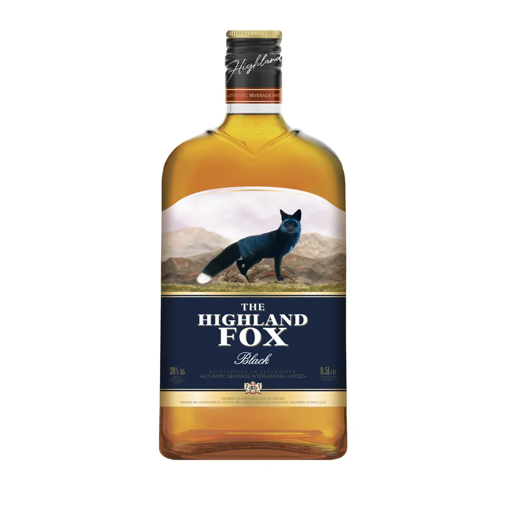 Настоянка The Highland Fox Black 0.5л  арт. 00191 