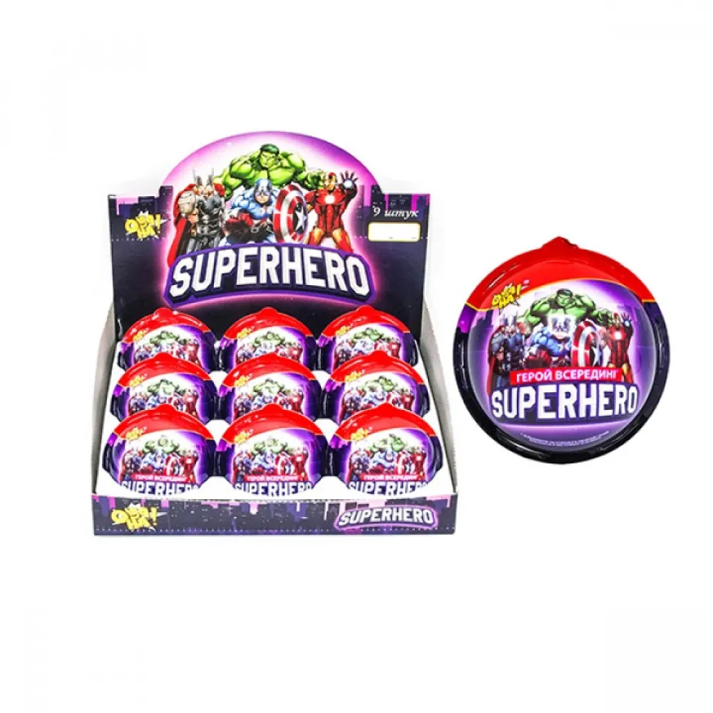 Кулька з сюрпризом SuperHero 30гр  арт. 02704 