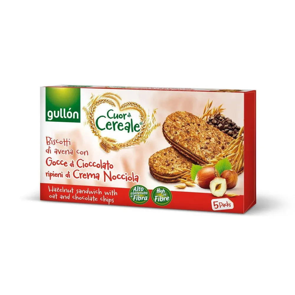 Печиво Gullon Cuor di Cereale з гор.кремом 220гр  арт. 08532 