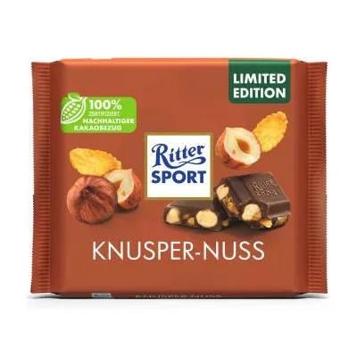 Шоколад Ritter Sport Knusper-nuss 100гр  арт. 07817
