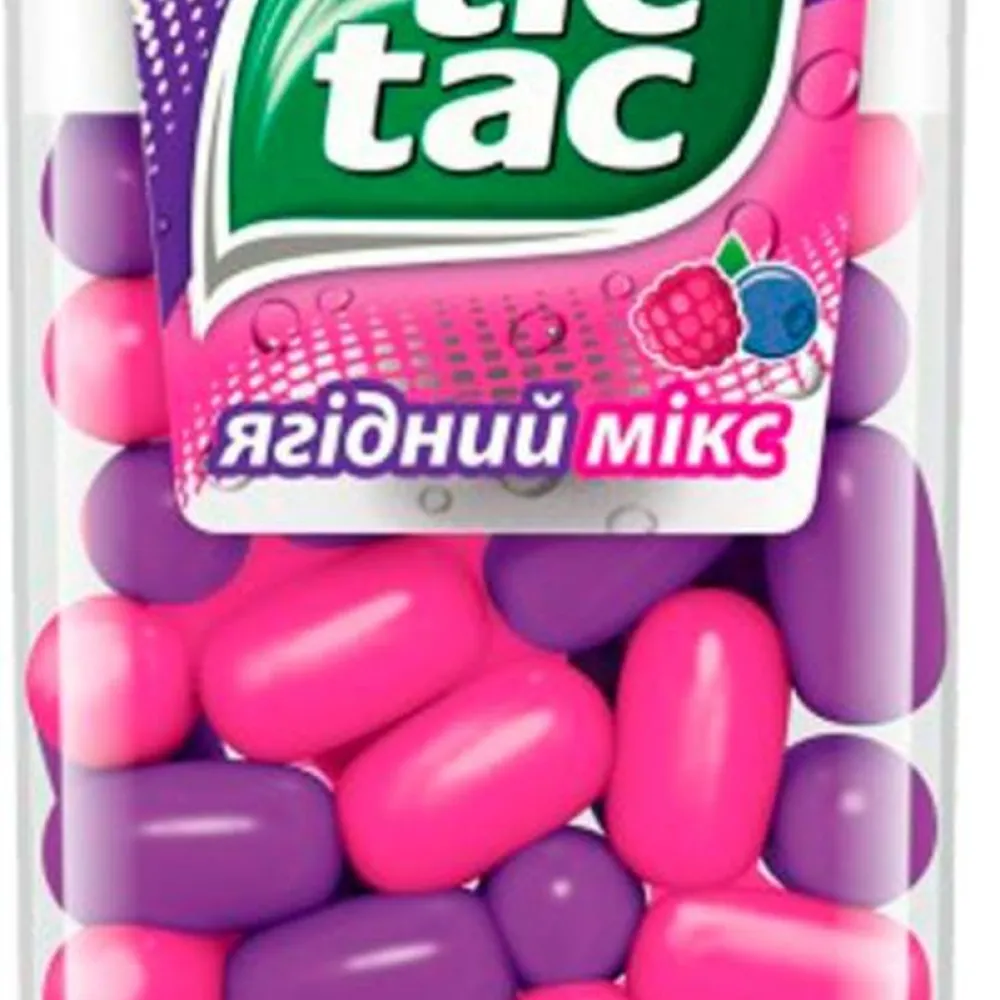 Драже Tic Tac Ягідний мікс 16гр  арт. 03683 