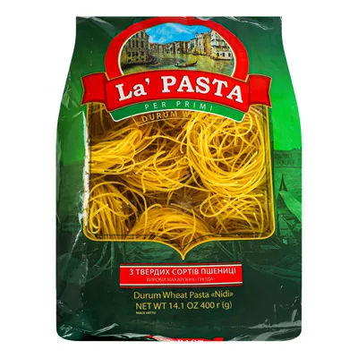Вермішель La Pasta Гнізда фіделіни 400гр  арт. 03365