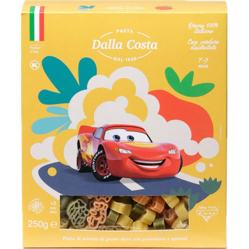 Макарони Dalla Costa Disney Cars 250гр  арт. 09434 