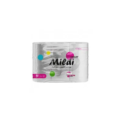 Туал.папір Mildi Smart Целюл.2шари 12рул  арт. 07095