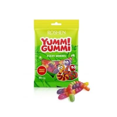 Желейна цукерка Yummi Gummi Fizzy Акц. 70гр  арт. 08687
