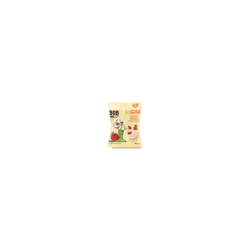 Фруктовий снек Bob Snail ябл-груша 40гр  арт. 06741 