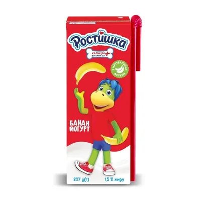 Йогурт Ростишка банан 207гр  арт. 06871
