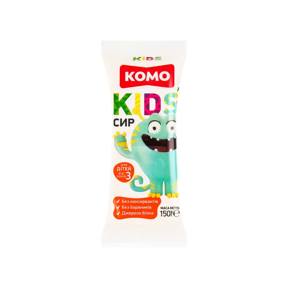 Сир Комо Kids брусок 150гр  арт. 08904 