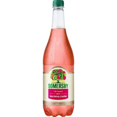 Напій слабоалкогольний Сидр Somersby Малина-Лайм 0,95л  арт. 08158