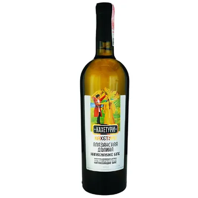Вино Алазанська долина Кахетурі Біле н/с 1,5л  арт. 02010