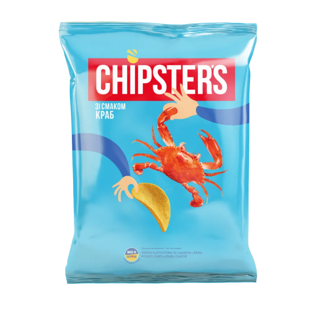Чипси Chipster's краб 100гр  арт. 06702 