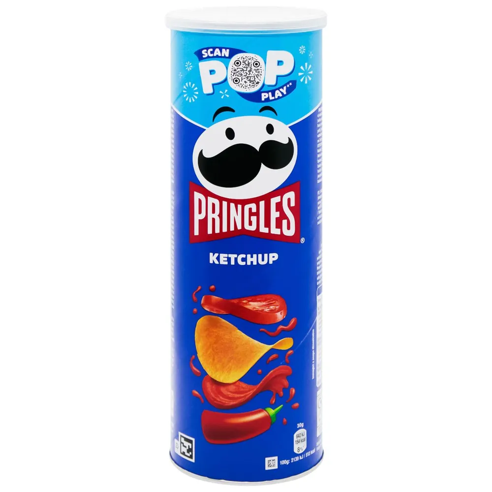 Чипси Pringles Кетчуп 165гр  арт. 10131 