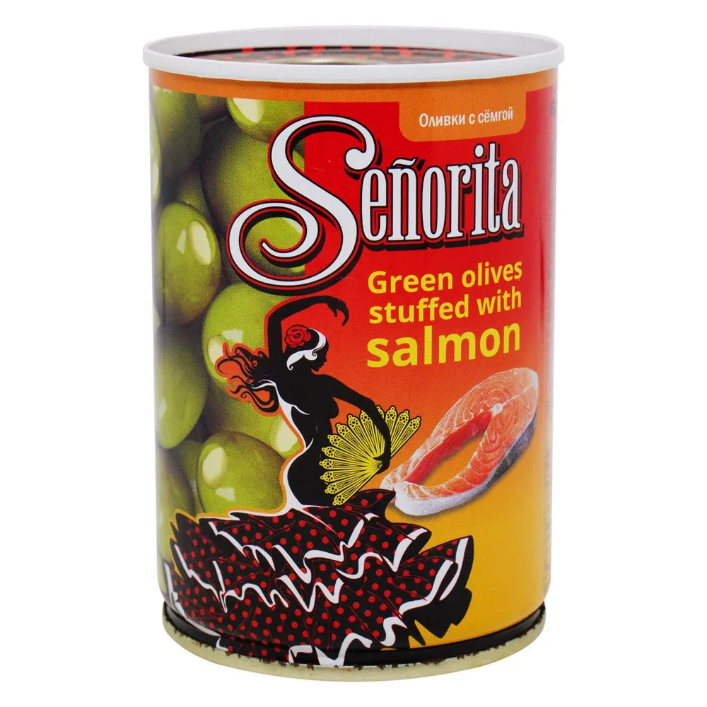 Оливки Senorita З сьомгою 280гр  арт. 01427 