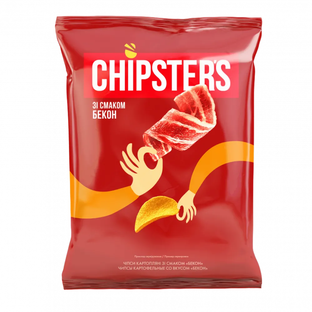 Чипси Chipster's Бекон 60гр  арт. 03830 