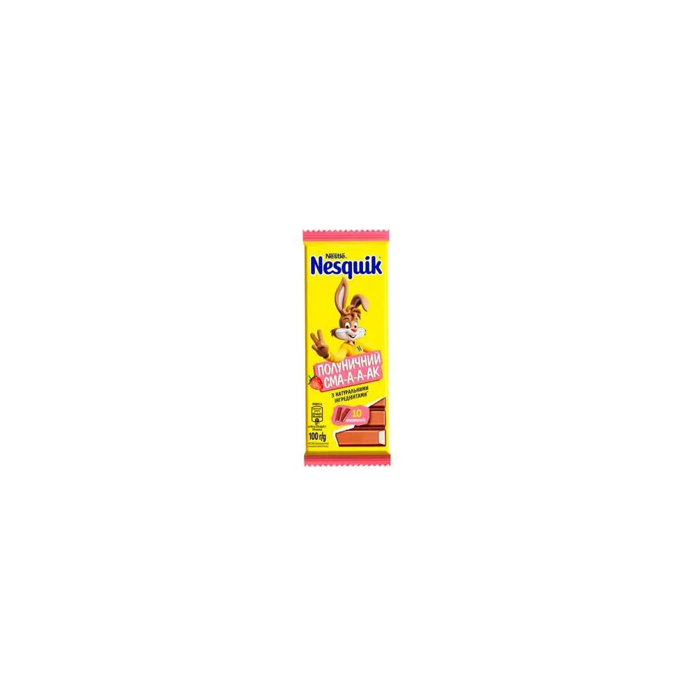 Шоколад Nestle Nesquik полуниця 100гр  арт. 09921 