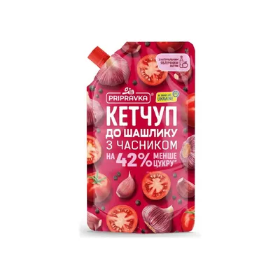 Кетчуп Pripravka До шашлику з часником 250гр  арт. 08148