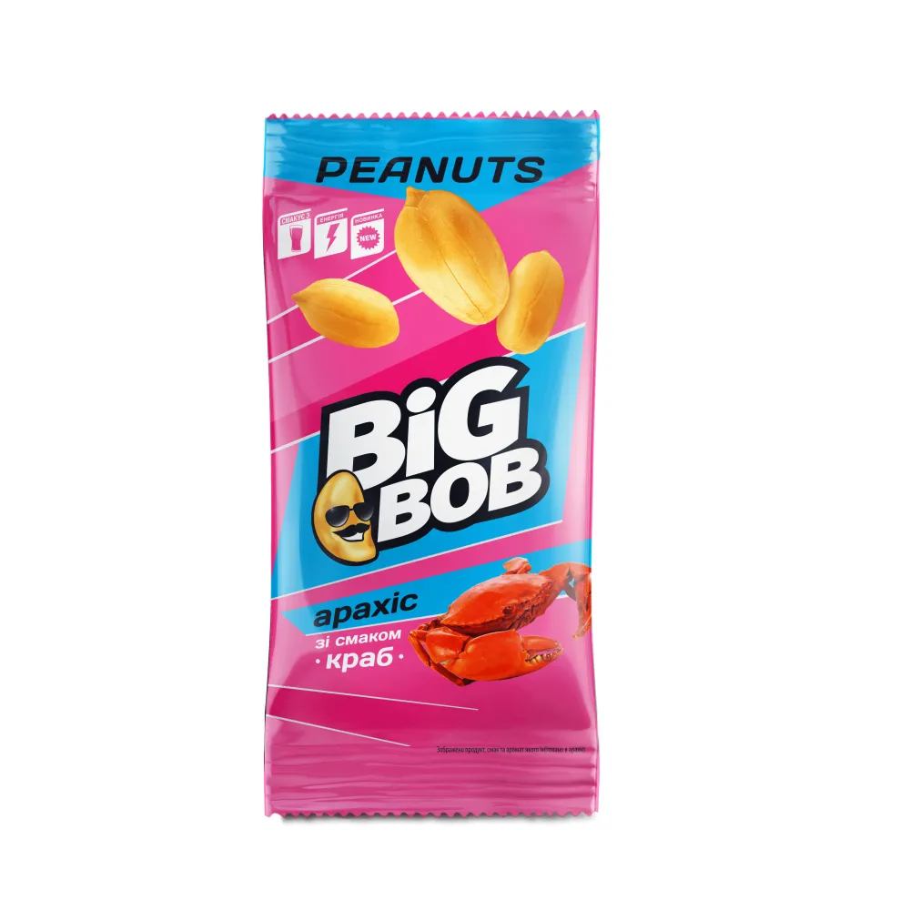 Арахіс Big Bob Краб 60гр  арт. 07752 