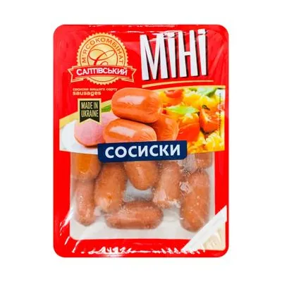 Сосиски СМК Міні з сиром 350гр  арт. 08814